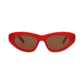 Alaïa Cat Eye Sunglasses — Red