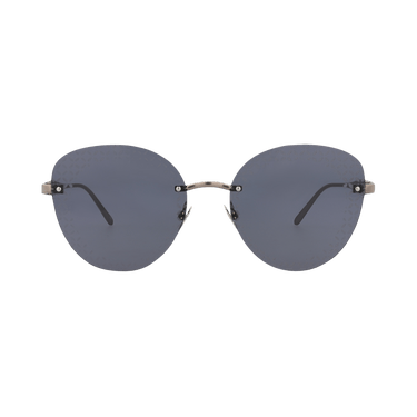 Alaïa Rimless Cat Eye Sunglasses — Blue