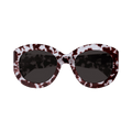 Alaïa Oval Sunglasses — Brown