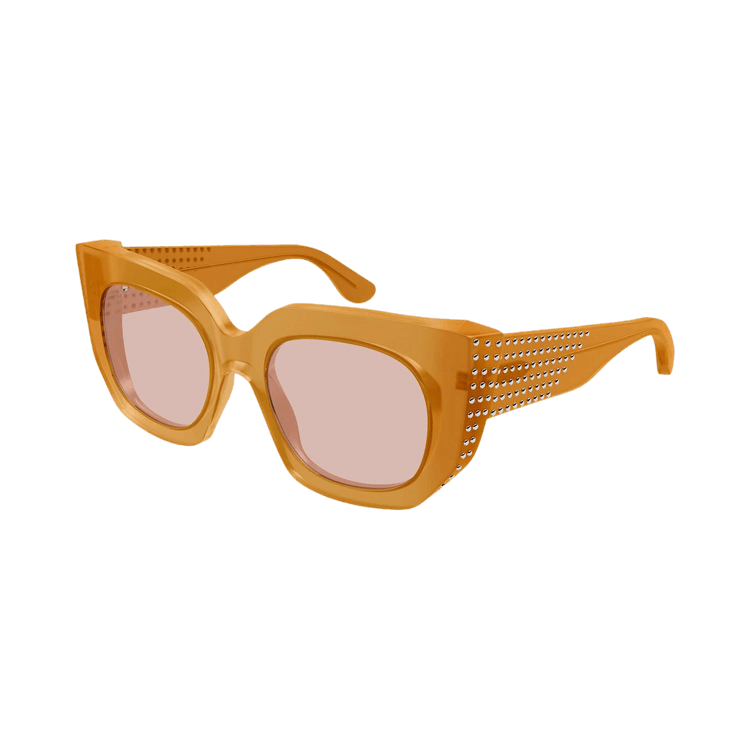 Alaïa Cat Eye Sunglasses — Yellow
