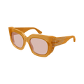 Alaïa Cat Eye Sunglasses — Yellow