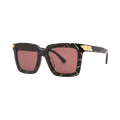 Bottega Veneta Square Sunglasses — Red