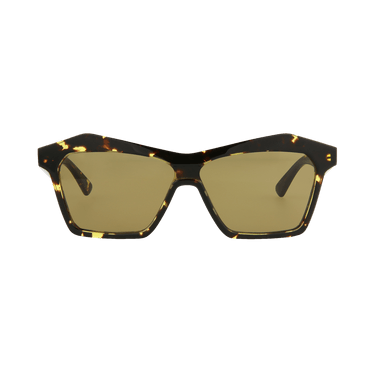 Bottega Veneta Geometric Sunglasses — Brown
