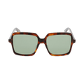Saint Laurent Square Sunglasses — Brown