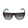 Saint Laurent Square Sunglasses — Brown