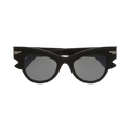 Bottega Veneta Cat Eye Sunglasses — Black