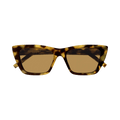 Saint Laurent Cat Eye Sunglasses — Brown