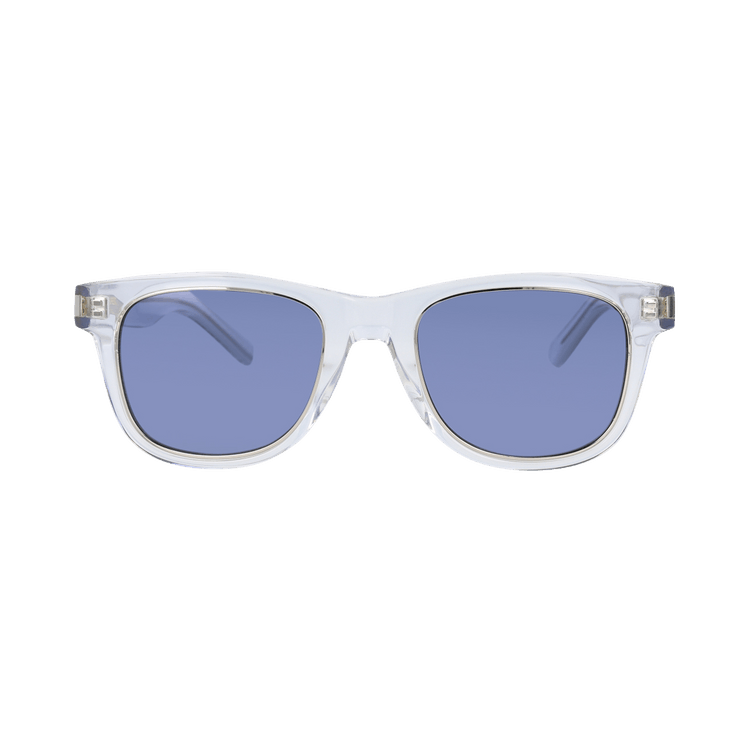 Saint Laurent Square Sunglasses — Blue