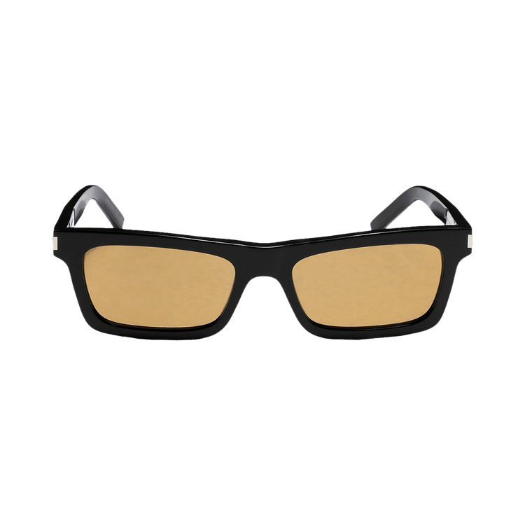 Saint Laurent Square Sunglasses — Black