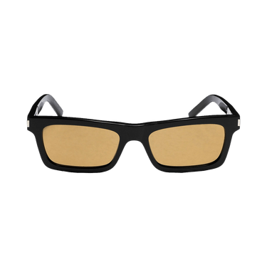 Saint Laurent Square Sunglasses — Black