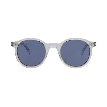 Saint Laurent Round Frame Sunglasses — Blue