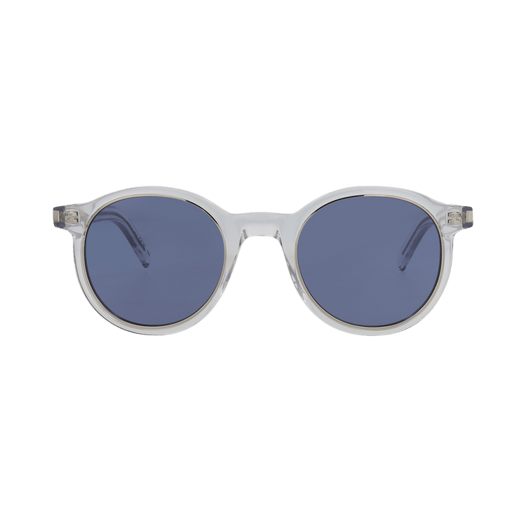 Saint Laurent Round Frame Sunglasses — Blue