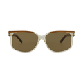 Saint Laurent Square Sunglasses — Brown