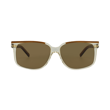 Saint Laurent Square Sunglasses — Brown