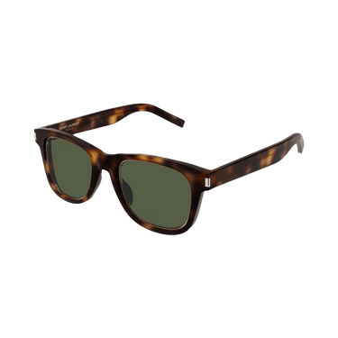 Saint Laurent Square Sunglasses — Brown