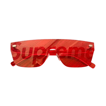 Louis Vuitton x Supreme City Mask SP Sunglasses — Red