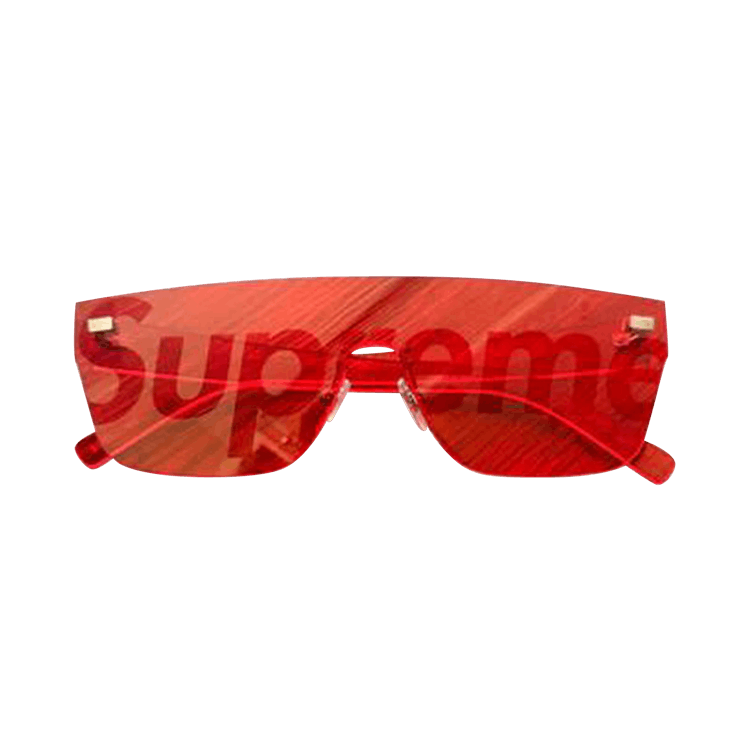 Louis Vuitton x Supreme City Mask SP Sunglasses — Red
