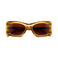 SUPER by RetroSuperFuture 4 Cerniere Sunglasses — Yellow
