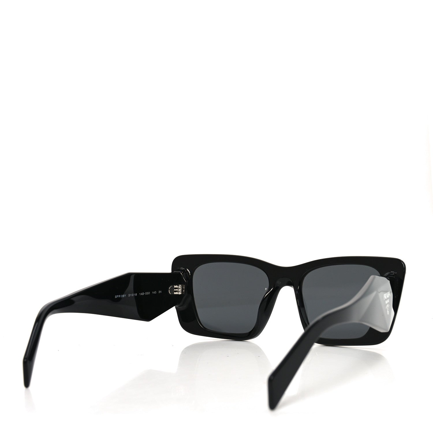 Prada Geometric Sunglasses — Black SPR 08Y