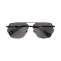 Jacquemus x Linda Farrow Aviator Sunglasses — Black