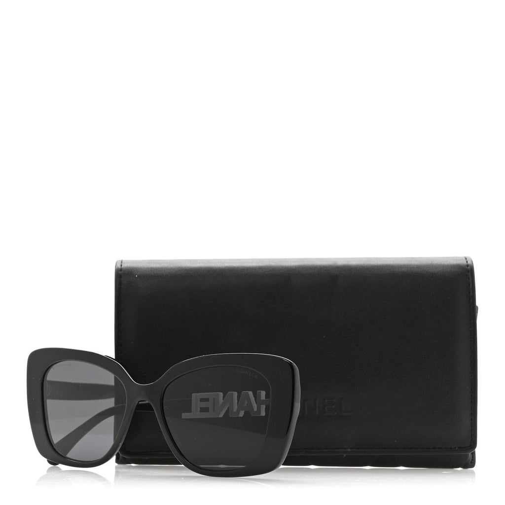 Chanel Square Sunglasses — Black 5422-B
