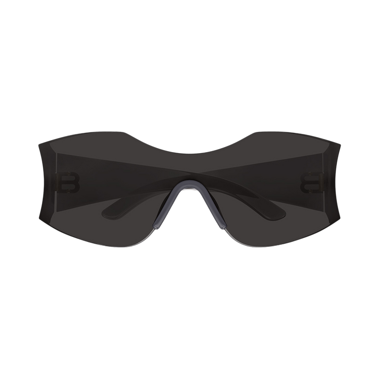 Balenciaga Hourglass Mask Sunglasses — Black