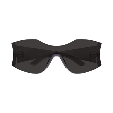 Balenciaga Hourglass Mask Sunglasses — Black