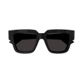 Bottega Veneta Classic Square Sunglasses — Black