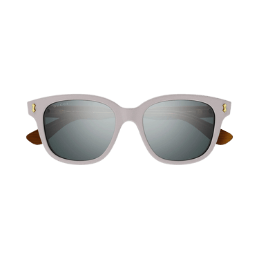 Gucci Square Sunglasses — Silver