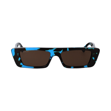 Gucci Flattop Frame Sunglasses — Brown