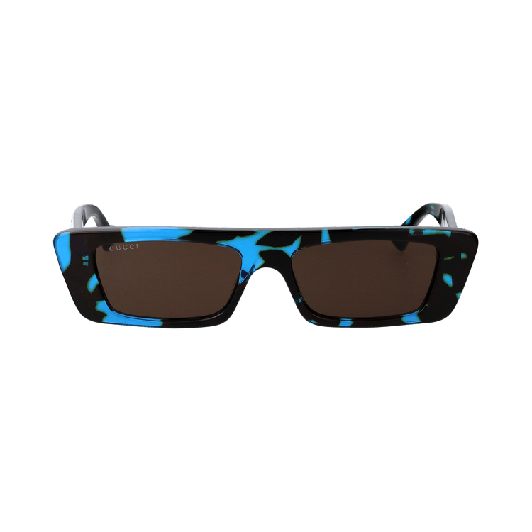 Gucci Flattop Frame Sunglasses — Brown