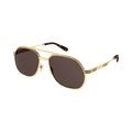 Gucci Aviator Sunglasses — Gold