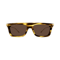 Gucci Square Sunglasses — Brown