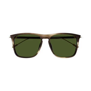 Gucci Square Sunglasses — Brown