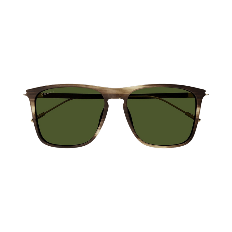 Gucci Square Sunglasses — Brown