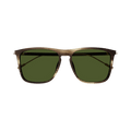 Gucci Square Sunglasses — Brown