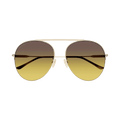 Gucci Round Sunglasses — Cream