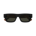 Gucci Square Sunglasses — Black