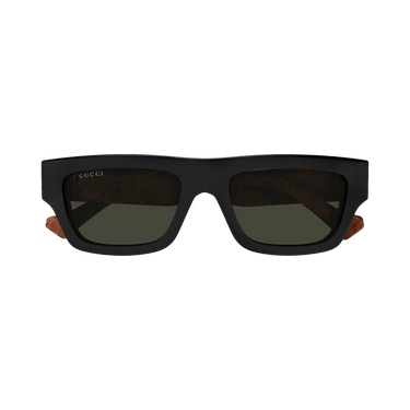 Gucci Square Sunglasses — Black