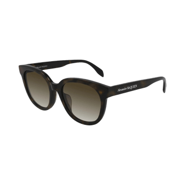 Alexander McQueen Square Sunglasses — Brown
