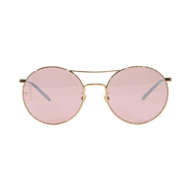 Gucci Round Sunglasses — Gold