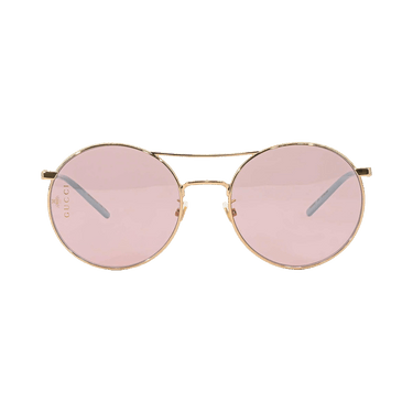 Gucci Round Sunglasses — Gold