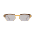 Gucci Rectangular Frame Sunglasses — Brown