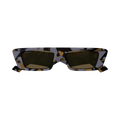Gucci Flattop Frame Sunglasses — Brown
