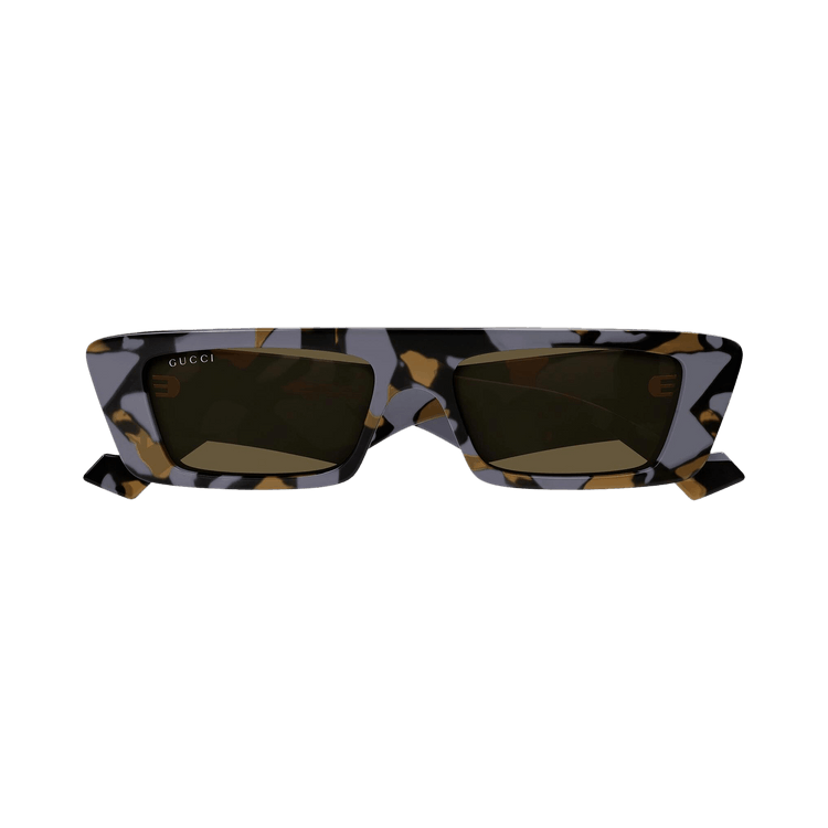 Gucci Flattop Frame Sunglasses — Brown