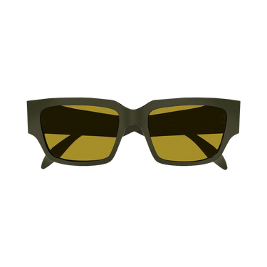 Alexander McQueen Square Sunglasses — Green