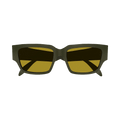 Alexander McQueen Square Sunglasses — Green