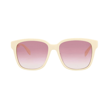 Alexander McQueen Square Sunglasses — White