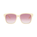 Alexander McQueen Square Sunglasses — White
