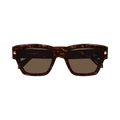 Alexander McQueen Square Sunglasses — Brown